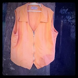 Vintage Jeanswear orange vest